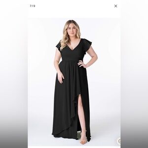Azazie Black Wedding Dress